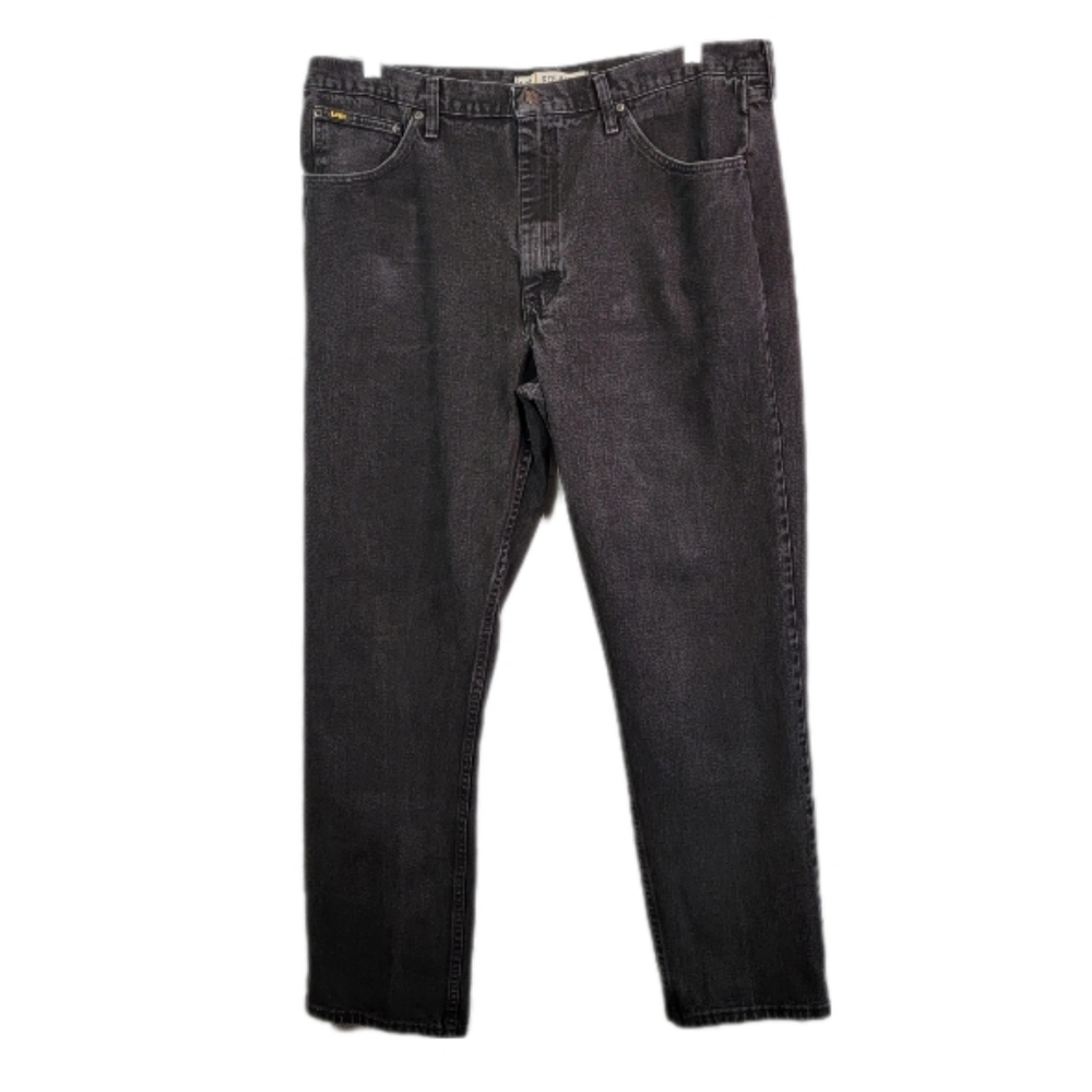 LEE M.R. Vintage Y2K Black Relaxed Fit Denim Jeans Men's Size 42 x 34